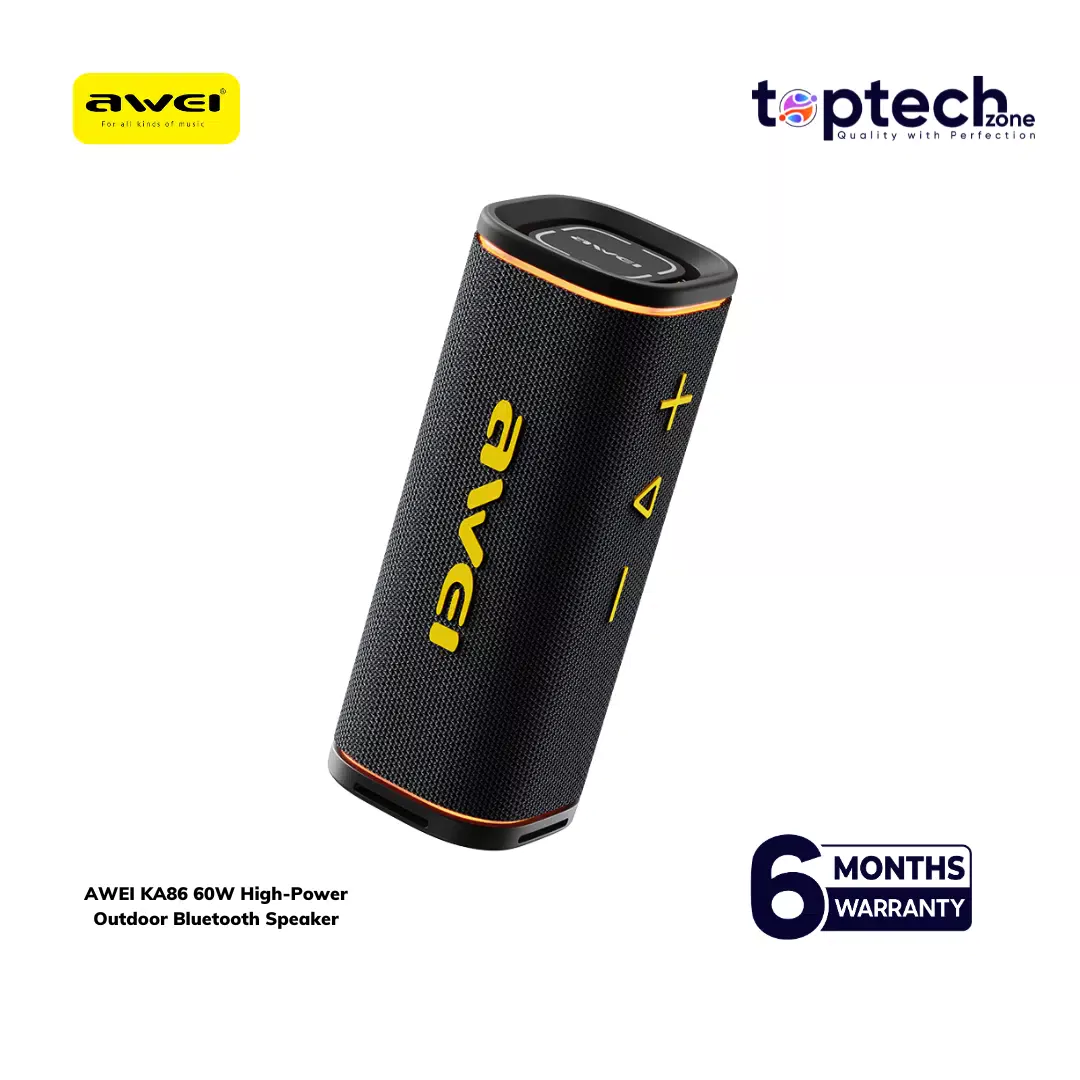 AWEI KA86 60W High‑Power Outdoor Bluetooth Speaker